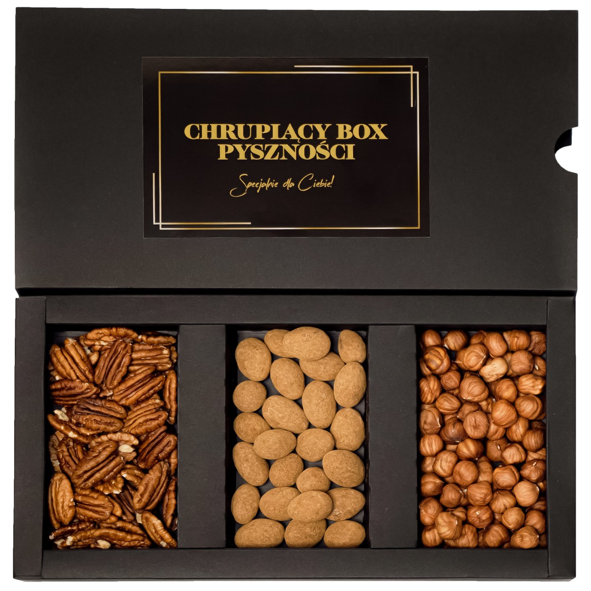 Zestaw prezentowy - bombonierka z orzechami